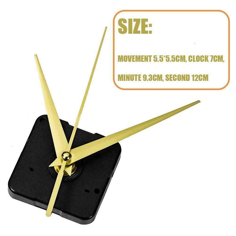Silent Large Wall Clock Quartz Clock Movement Mechanism Tools P4L6