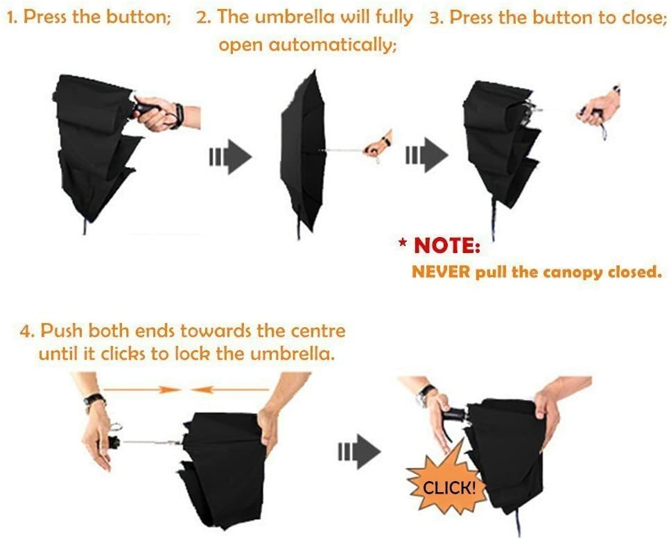 Automatic Open Close Travel Umbrella/Windproof Waterproof