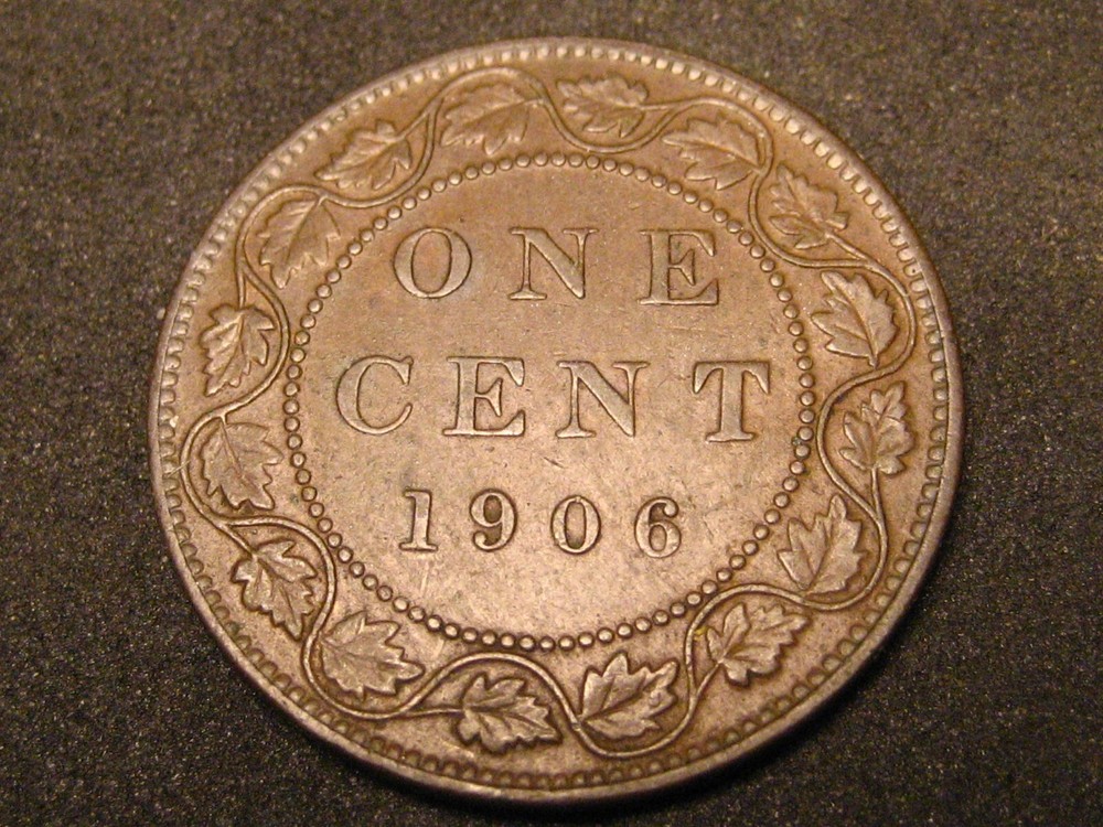 1906 Canadian Large Cent