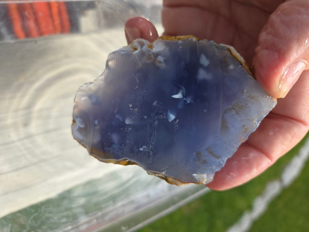 Blue Chaldedony Rough
