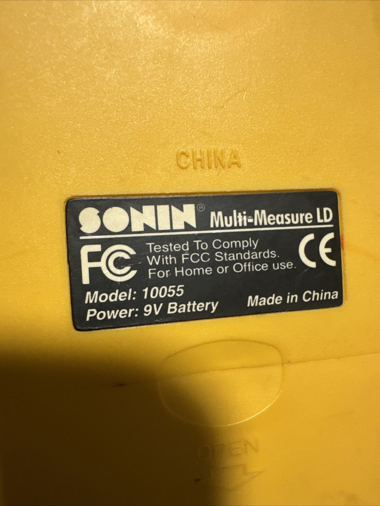 Sonin Model 10055 Multi-measure LD Digital Distance Meter(untested)