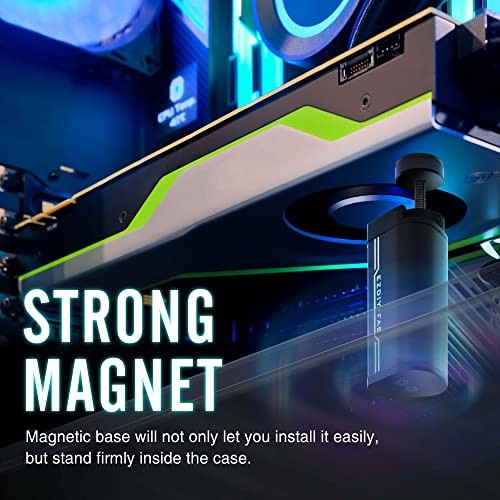 GPU Support Bracket,5V 3PIN ARGB Graphics Card Brace, GPU Support ARGB Black