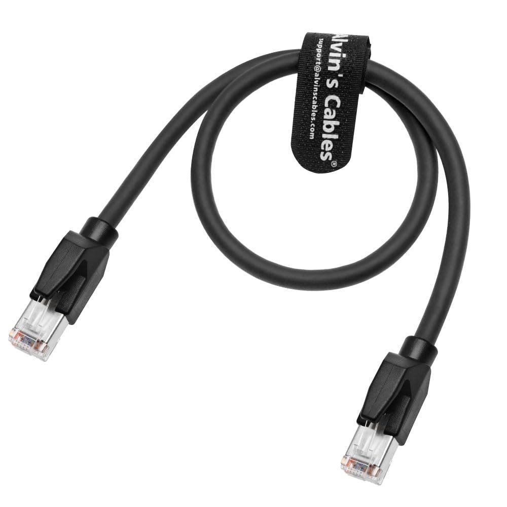 RJ45 Ethernet Cable CAT6A Profinet for PLC Robotics Motion Control 1ft/30cm