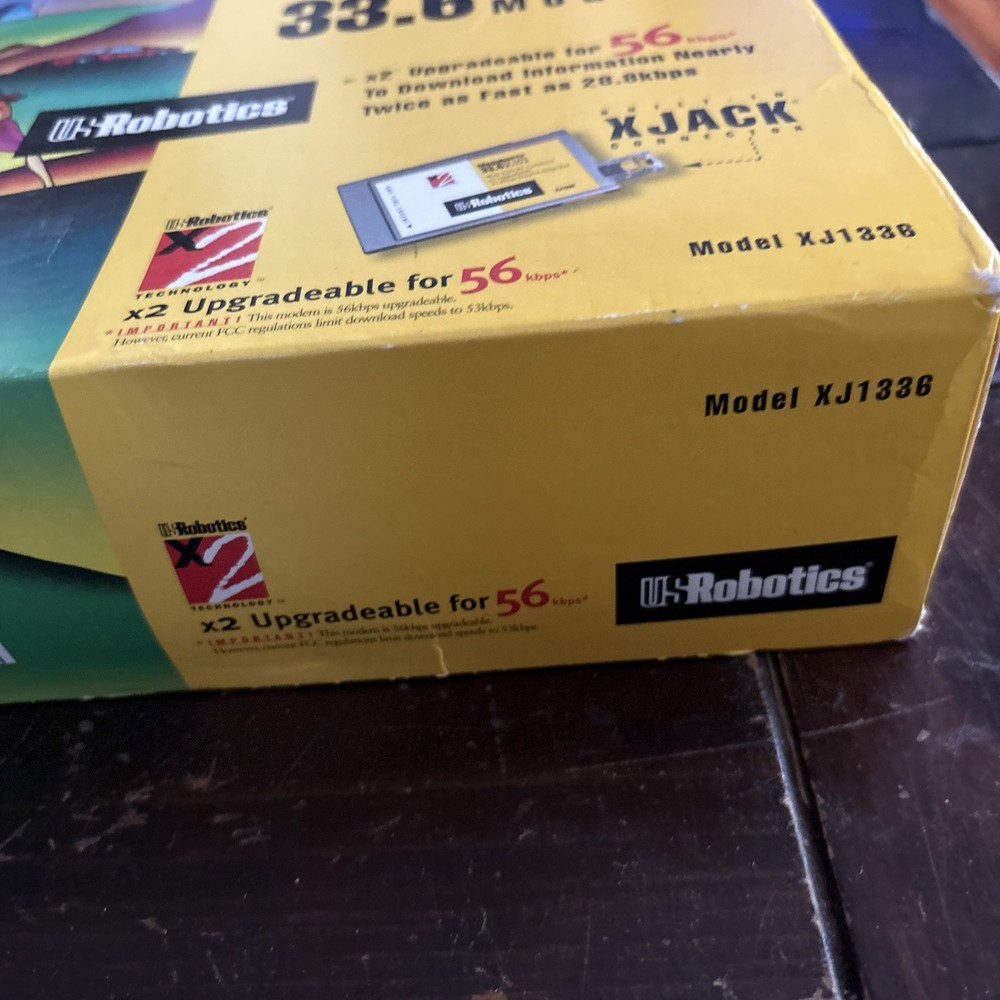 US Robotics 33.6 PC Card 56 kbps Modem