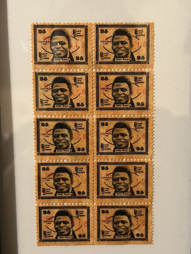 James Brown 1969 Stamps