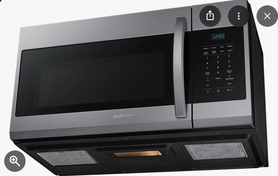 Samsung 1.7 cu ft Over-the-Range Microwave NEW