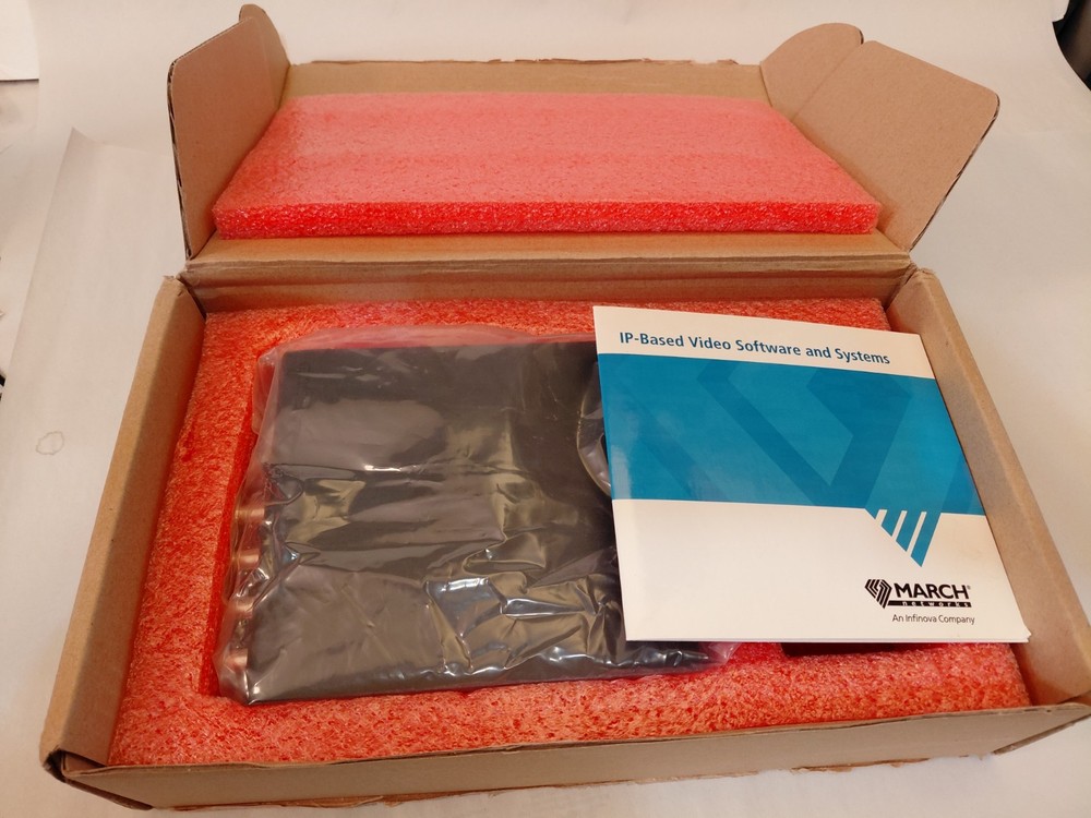 March Networks EDGE 4e NVR 4-Channel PoE Video Encoder - No AC Adapter