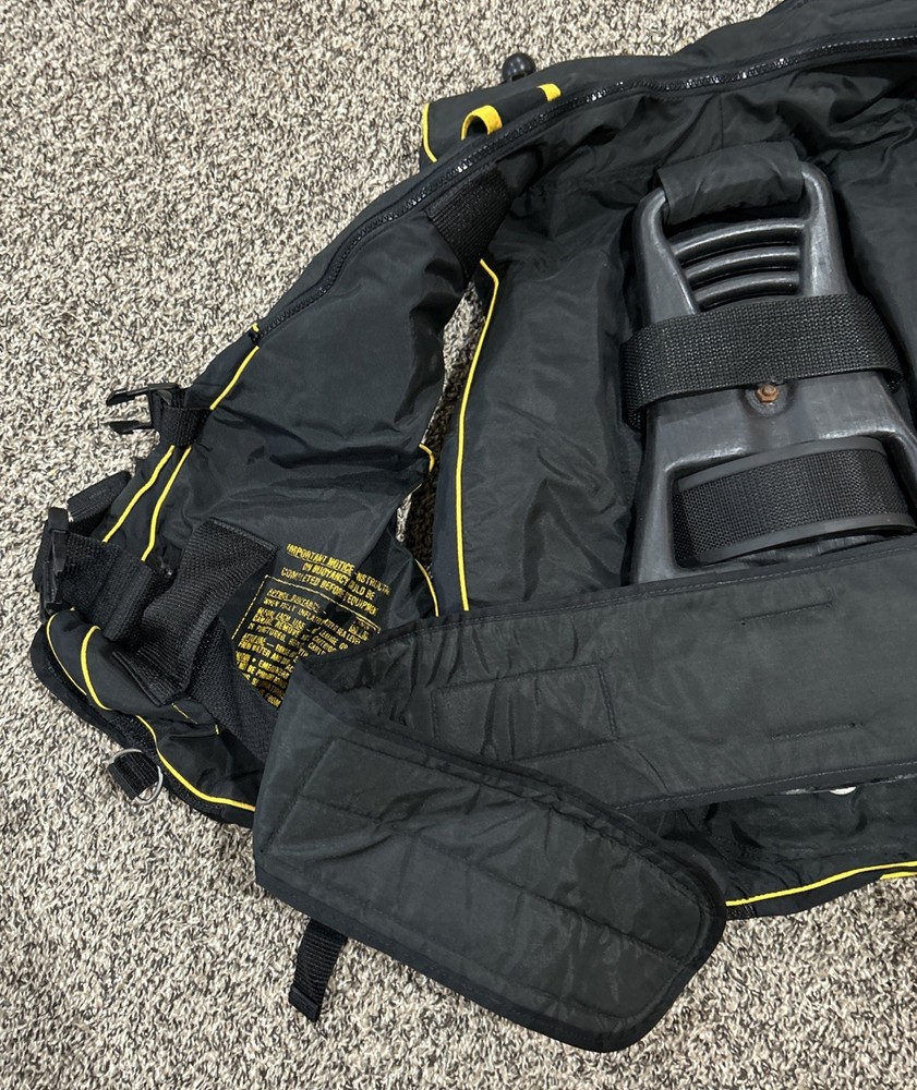 Techni Pro Scuba Diving Yellow Vest Size LARGE