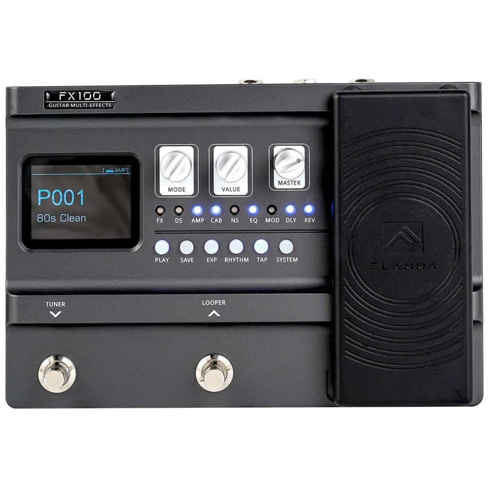 Guitar Multi-effects Pedal - 55 Amp Models, 151 Effects, OTG