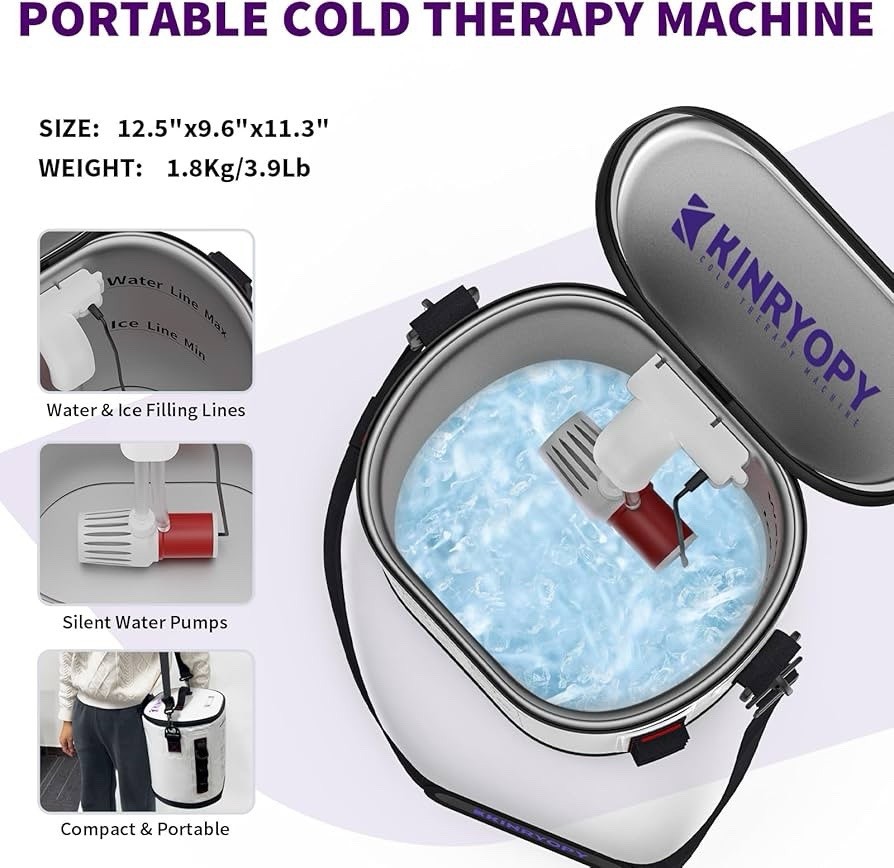 Cold Therapy Machine with Programmable Timer, Ice Machine For Knee Surgery