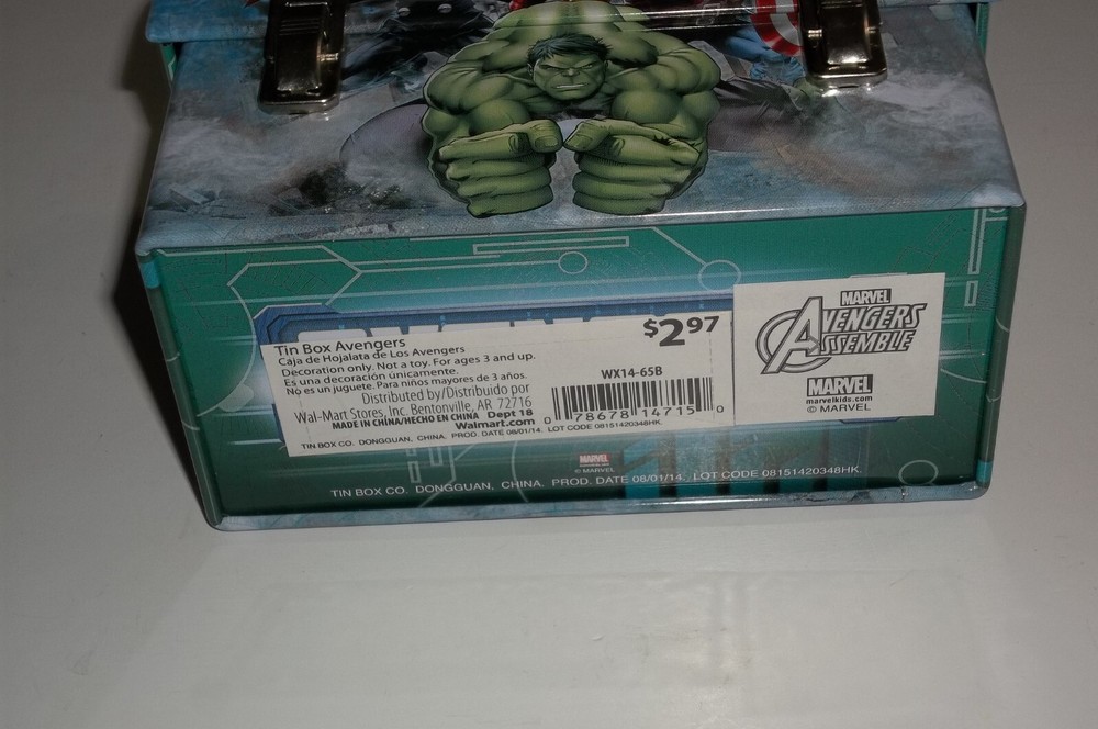 Marvel Avengers Assemble Mini Tin Box