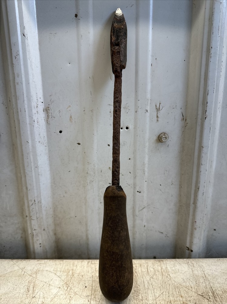 Vintage Copper Head Soldering Iron Welding Tool Original