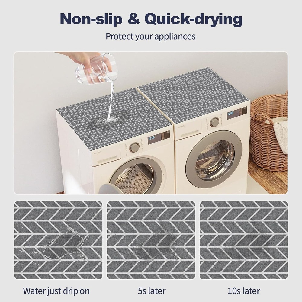 Protective Washer Dryer Top Protector - 27'' x 27''