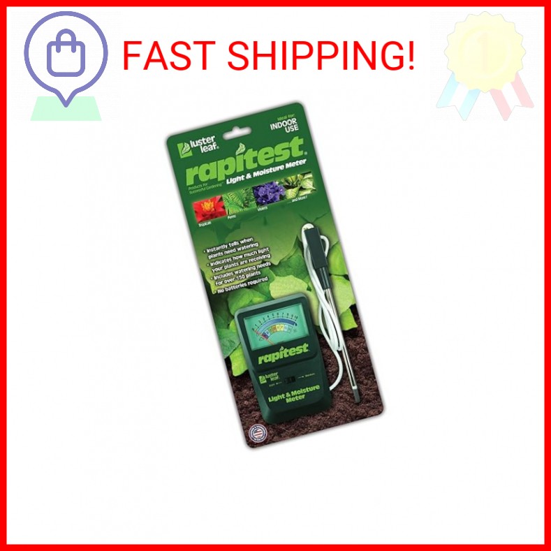 Luster Leaf JEN-639 Rapitest Moisture and Light Combo Meter