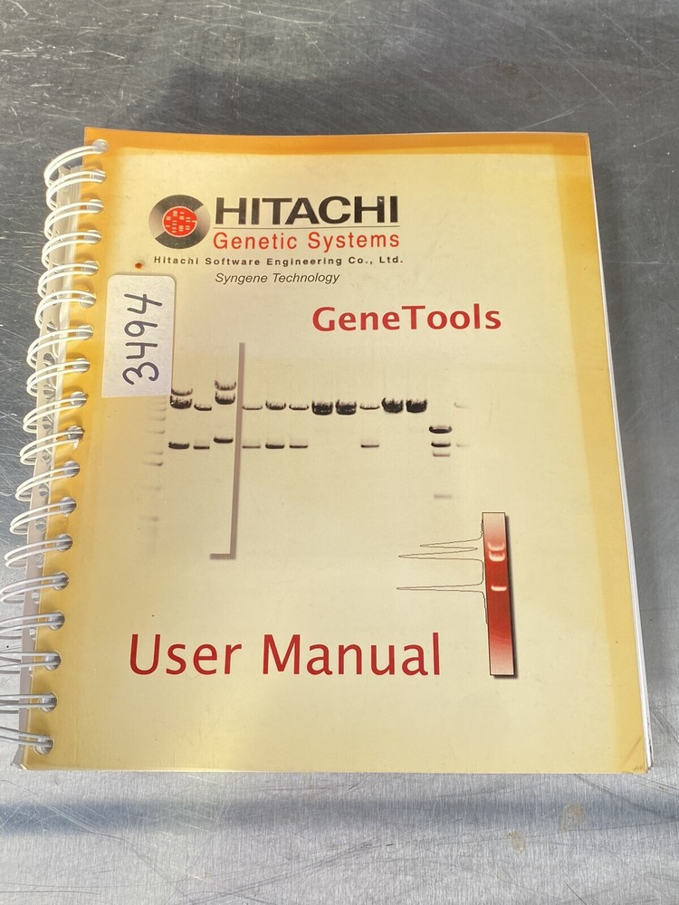 Hitachi Genetic Systems Gene Tools - Users Guide /Instructions Book