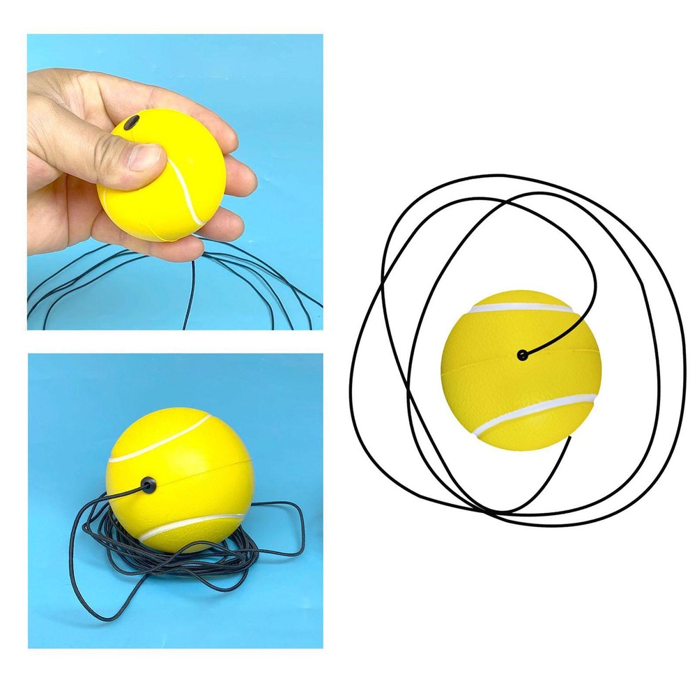 Tennis Training Ball, with String Self Tennis Training Tool Elastic