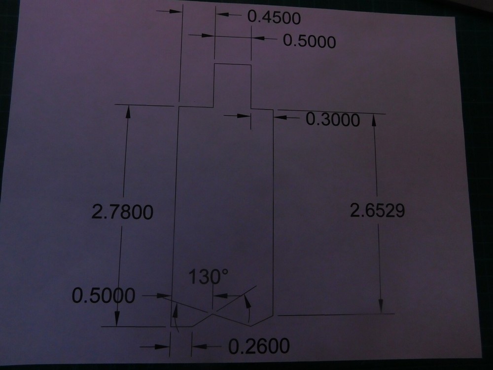 Press Brake Offset Forming Die 48.5" Long