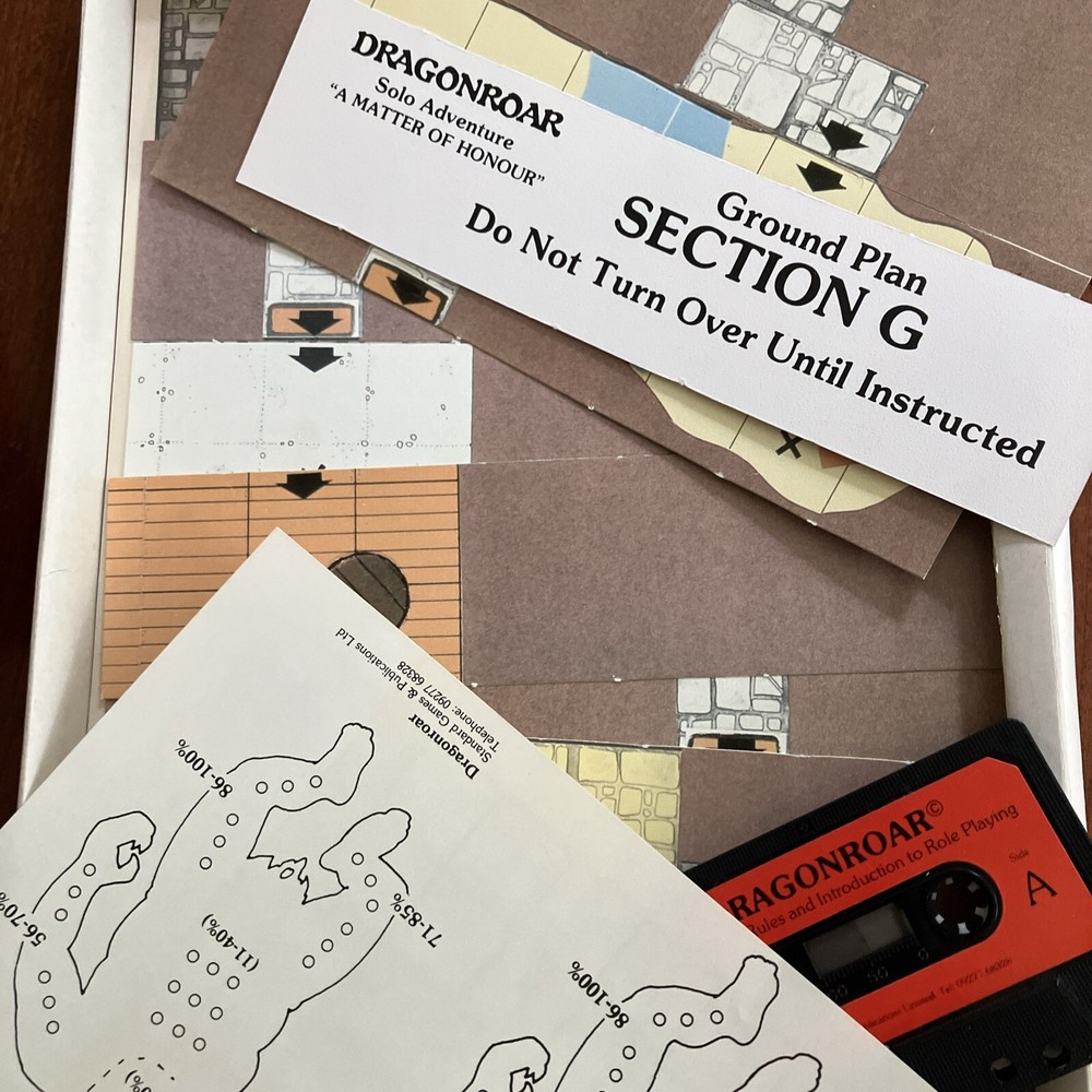 Dragonroar RPG Standard Games & Publications box set