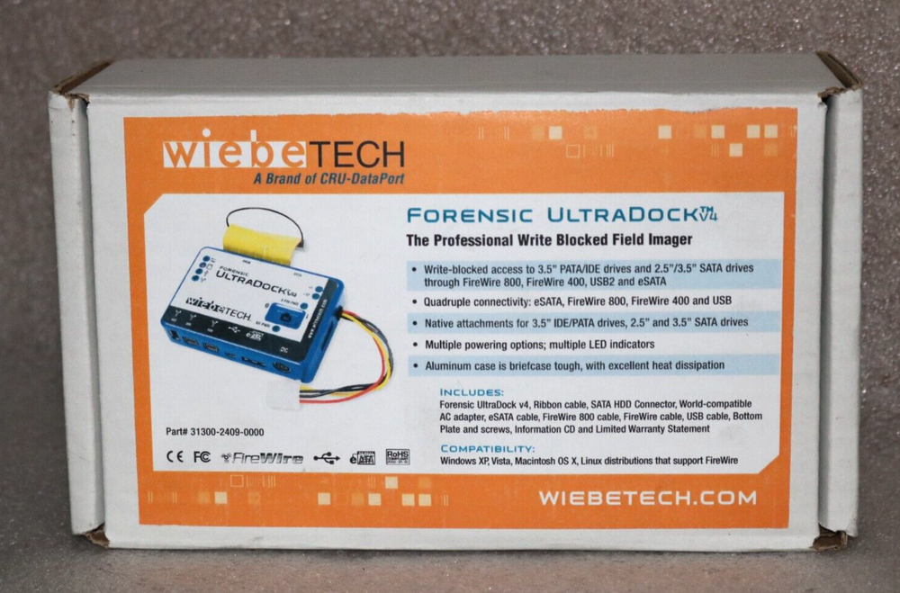 Wiebetech forensic ultradock TMv4 blue