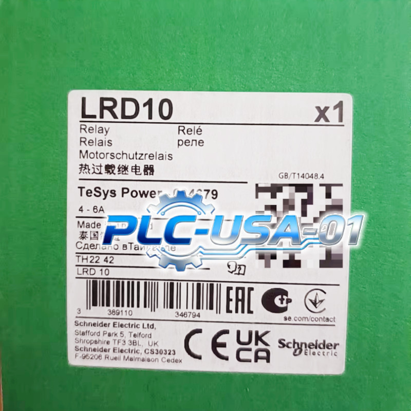 LRD10 1PCS Brand New Schneider LRD10 Electric Overload Relay  Fast Shipping
