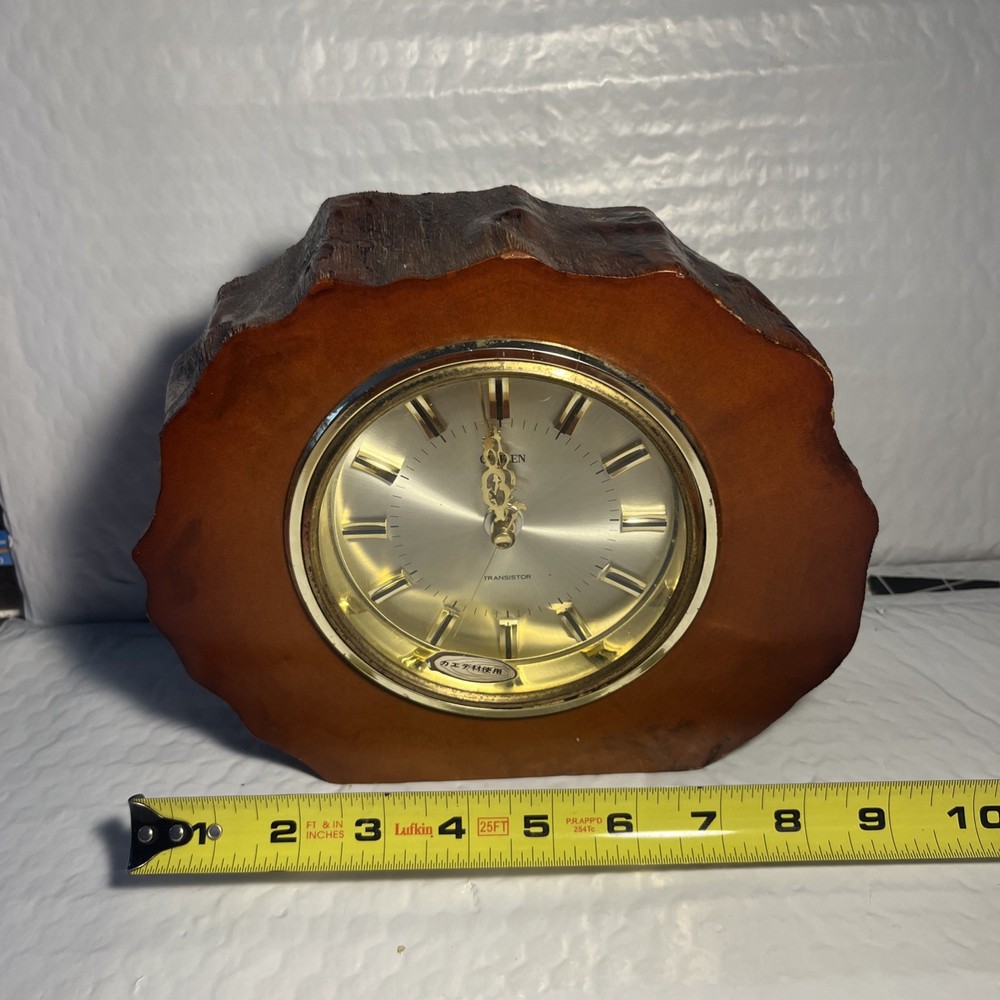 Citizen Wood Table Clock *Working - nice Vintage