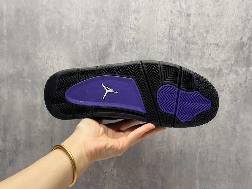 AJ4 Retro Purple Thunder Shoes