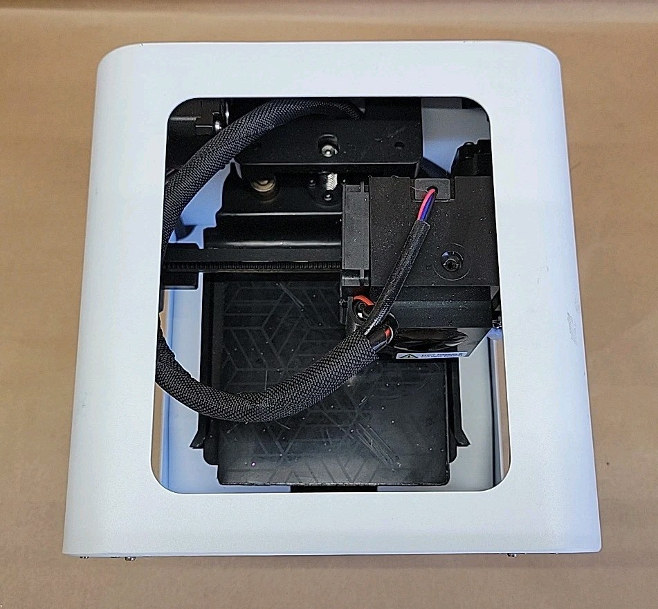Toybox Labs Alpha 3D Printer White Unit Only - POWER TESTED, AS IS