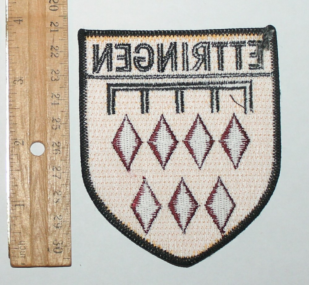 ETTRINGEN German patch