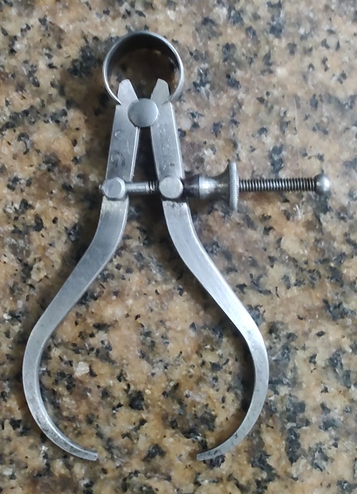 🗽VINTAGE MINI STARRETT 3" OD CALIPER