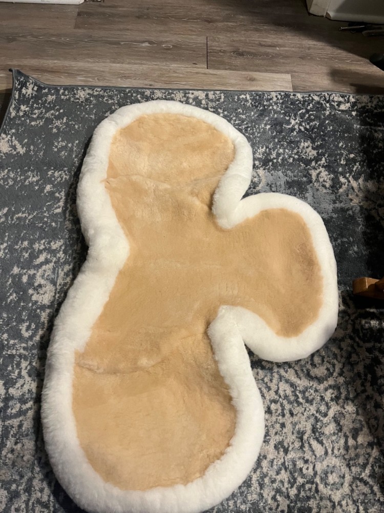 fleeceworks sheepskin full hunter jumper show pad