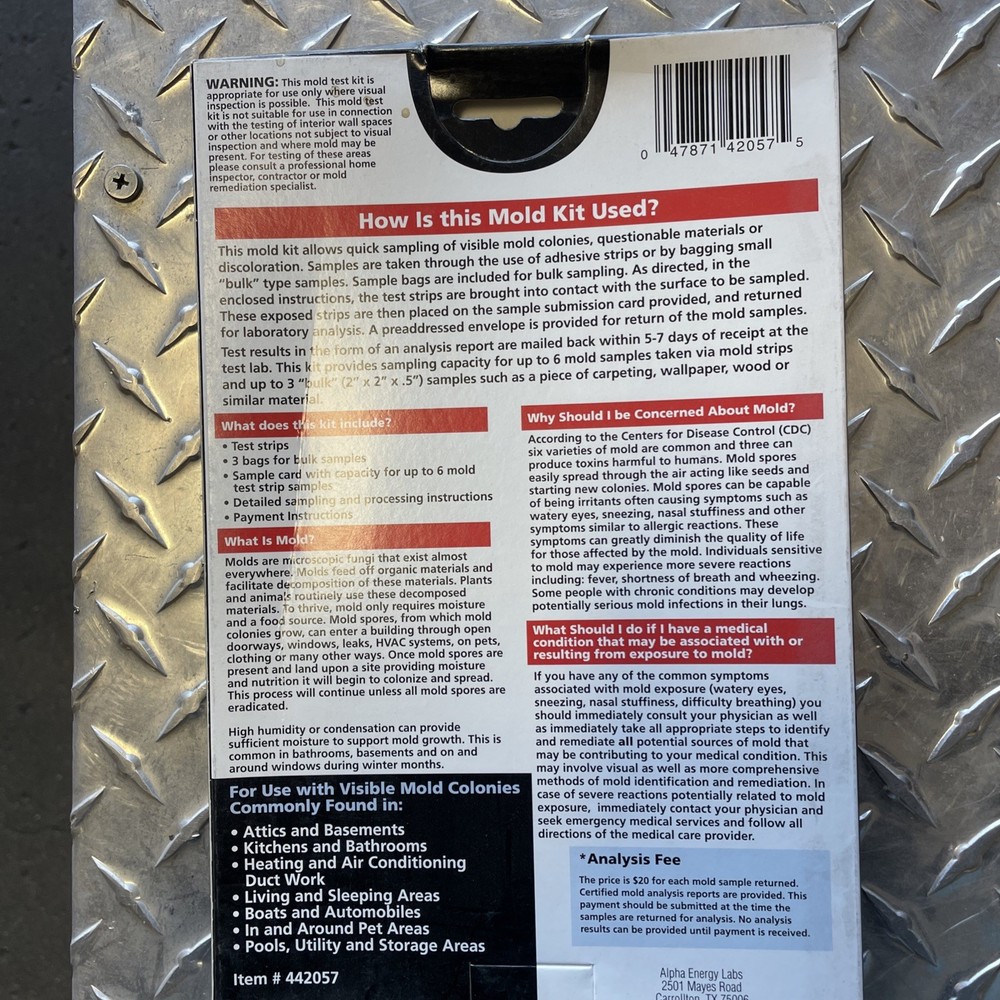 Kidde 442057 - Mold Detection Kit