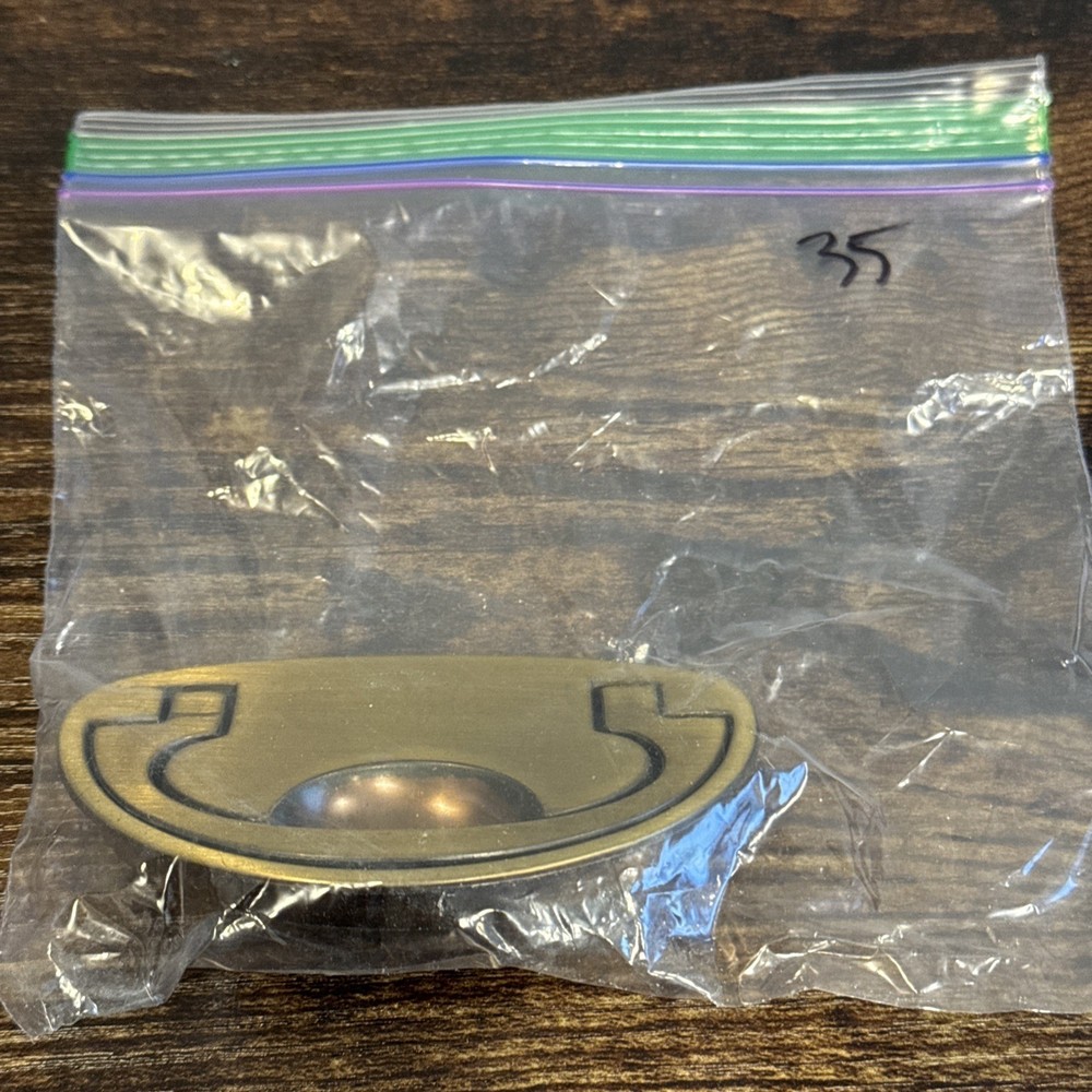 Drexel Passage Drawer Pull Handle Campaign Brass KBC N-16827 Replacement MCM
