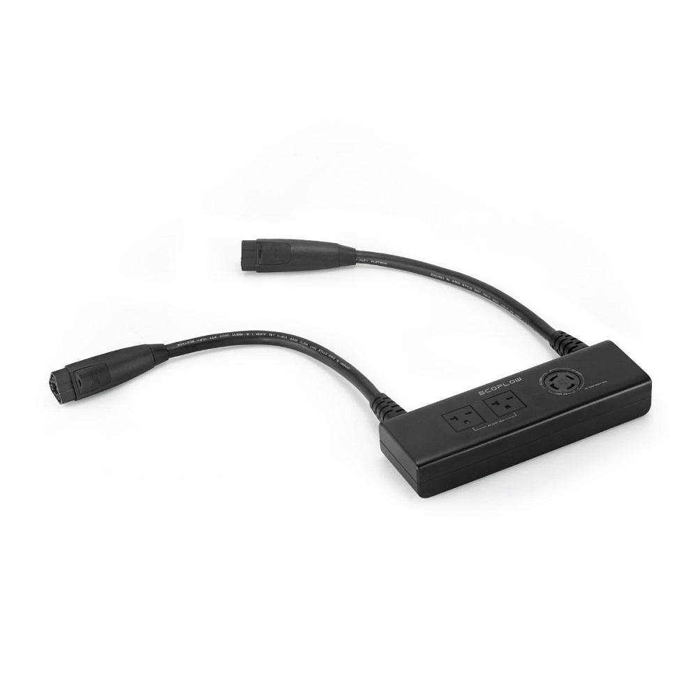 EcoFlow Double Voltage Hub New For EcoFlow DELTA Pro Black