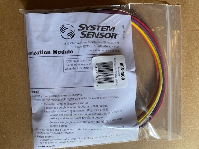 System Sensor RRS-MOD Reversing Relay/ Synchronization Module