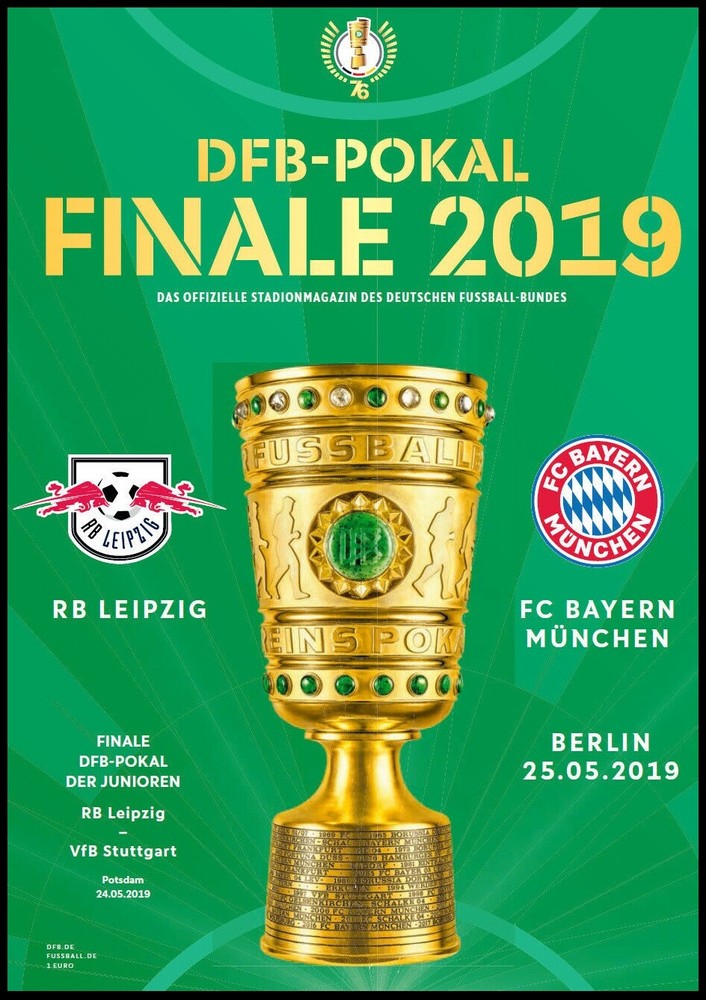 Programm DFB Cup Final 25-5-2019 RB Leipzig vs Bayern München