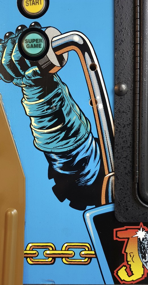 Judge Dredd - Pinball Machine Cabinet Front Decals