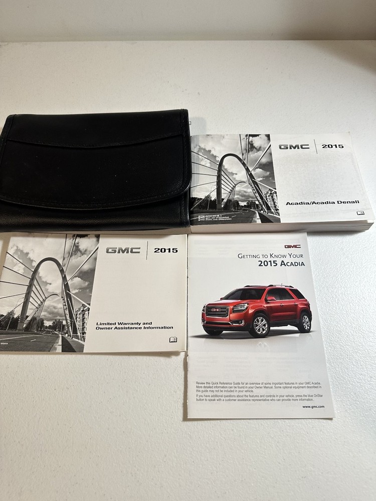 2015 GMC Acadia Denali Owner's Manuals Set