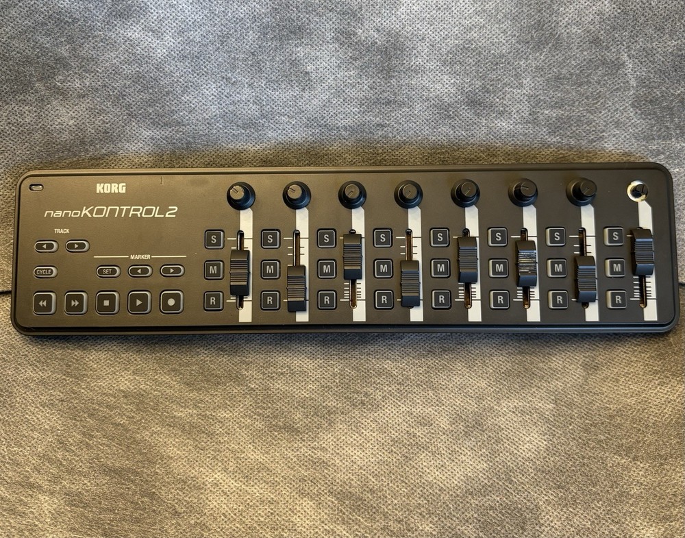 Korg nanoKONTROL2 Black Slim-Line USB Controller Model nanoKNTRL2