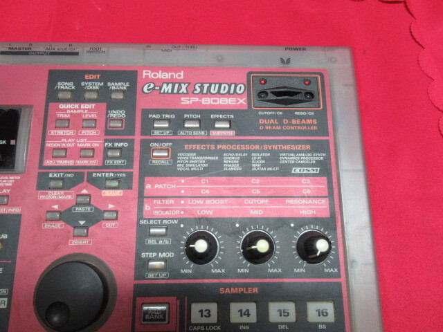 Junk Not Working Roland sp-808ex e-mix studio sampler multitrack recorder USED