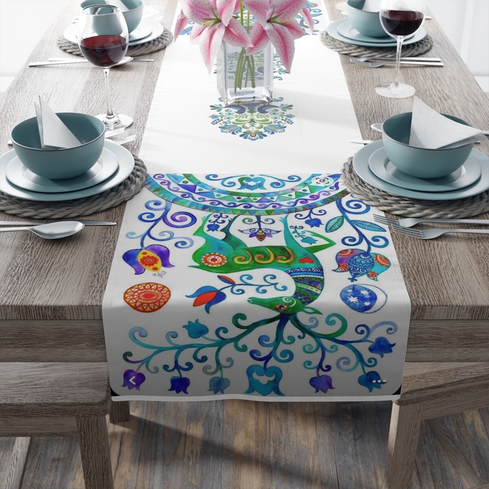 Table Runner (Cotton, Poly) Hungarian unique design