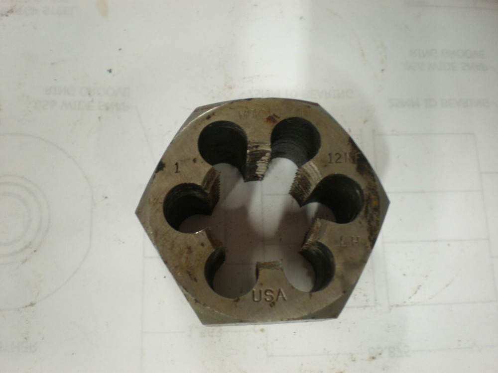 MORSE 1" 12TPI  LH DIE