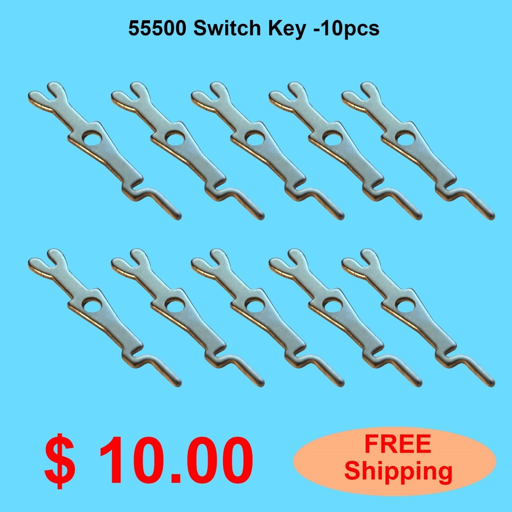 #55500-PRT Electrical Switch Keys 10 PCS