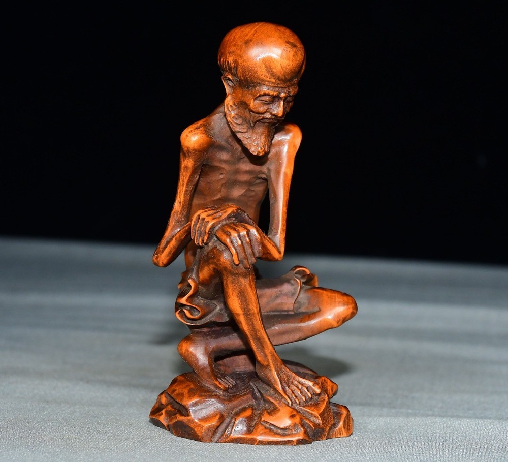Boutique small leaved boxwood thin bone Arhat decorations