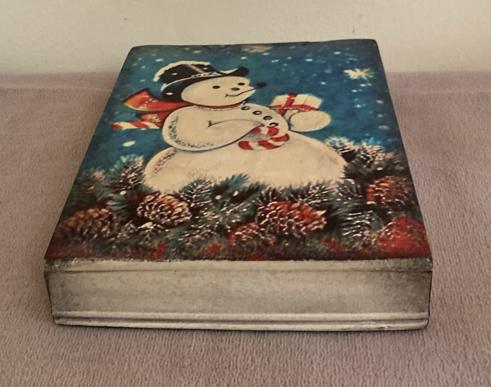 Sid Dickens Memory Tile, T-612 Snowman - SIGNED - RETIRED - NEW (26-)