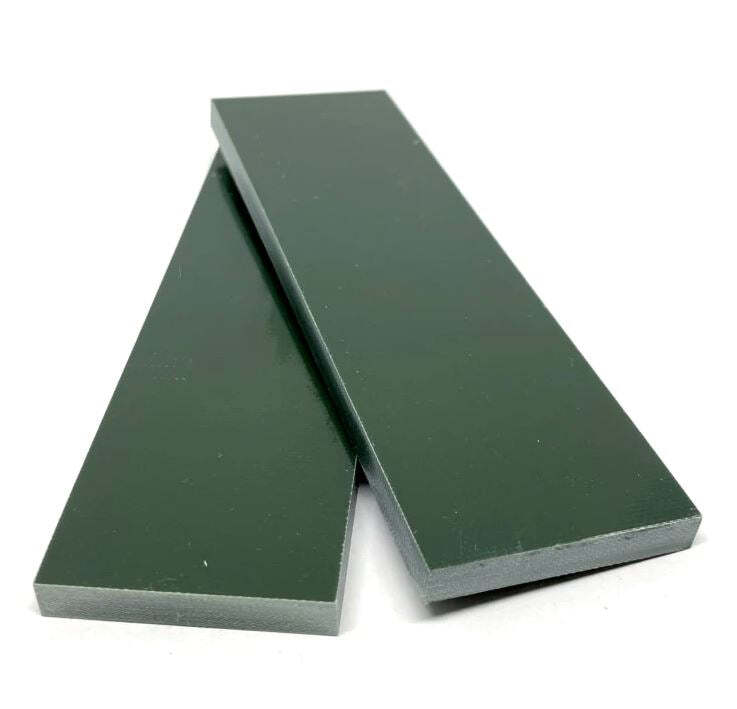 G10 Knife Handle Scales- FOREST GREEN