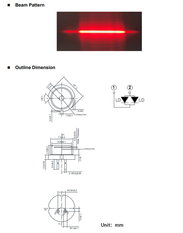 Multimode Laser Diode with 2.4W CW Output Power at 638nm