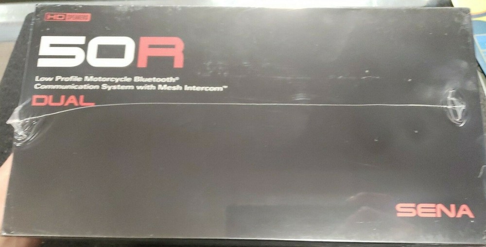 Sena Low Profile Motorcycle Blue Tooth Communication System 50R Dual