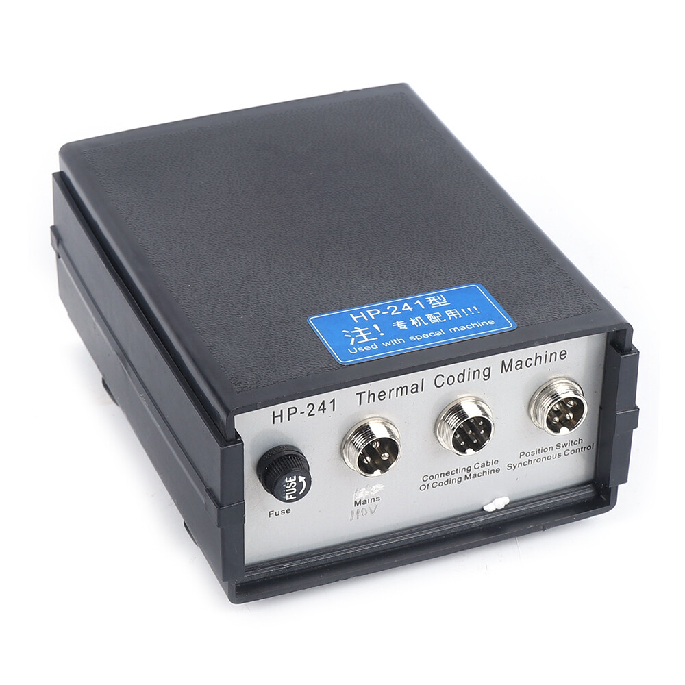 Automatic Coding Machine Ribbon Printer Hot Stamp Coder Date Batch Number 110V