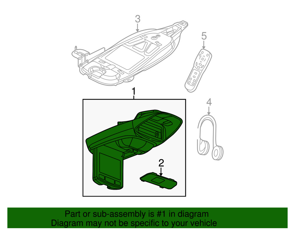 Genuine GM Display Unit 15233869