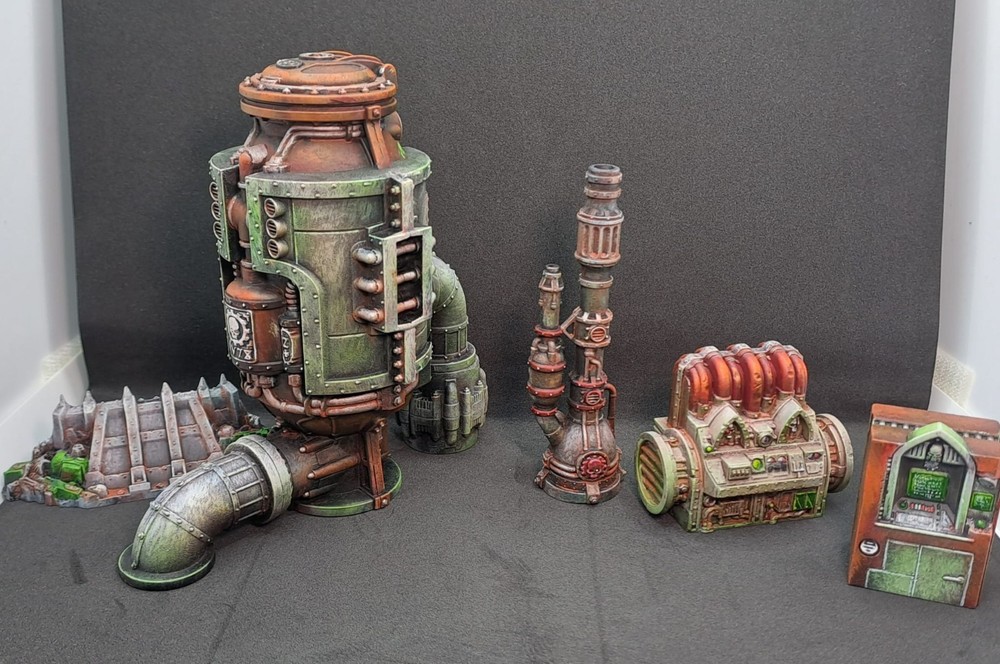 kill team terrain painted wh40k necromunda